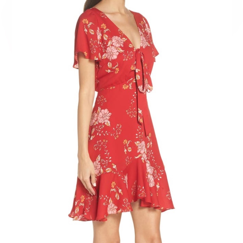 BB Dakota by Steve Madden Hyper Bloom Printed Minidress